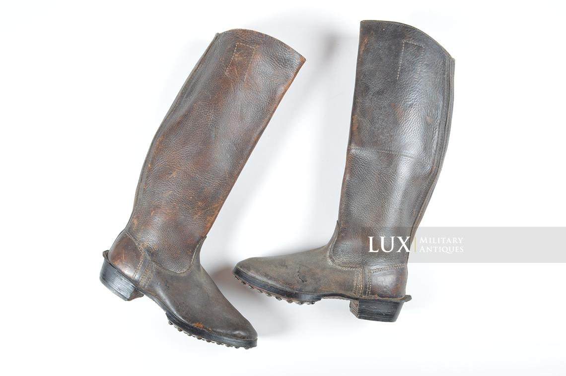Late-war Heer/Waffen-SS issue riding boots - photo 7