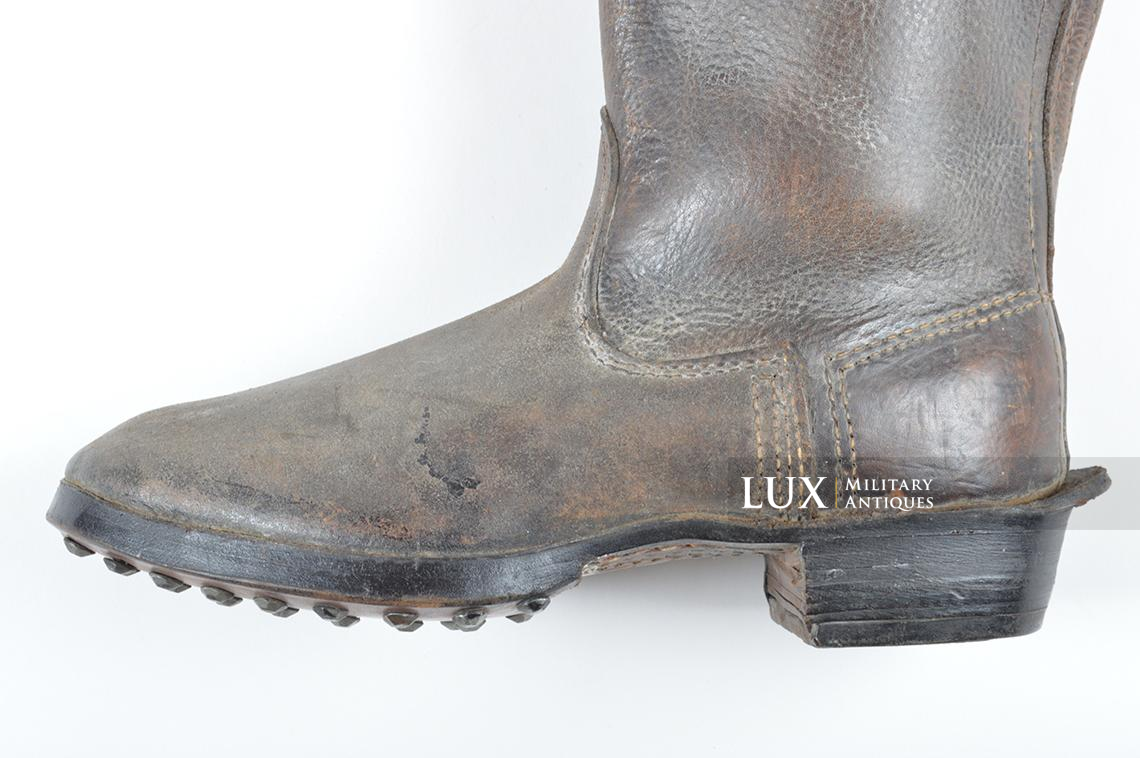 Late-war Heer/Waffen-SS issue riding boots - photo 8