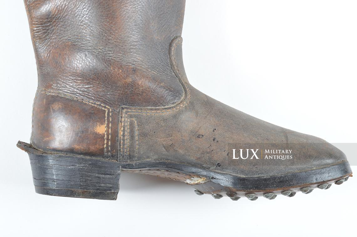 Late-war Heer/Waffen-SS issue riding boots - photo 11