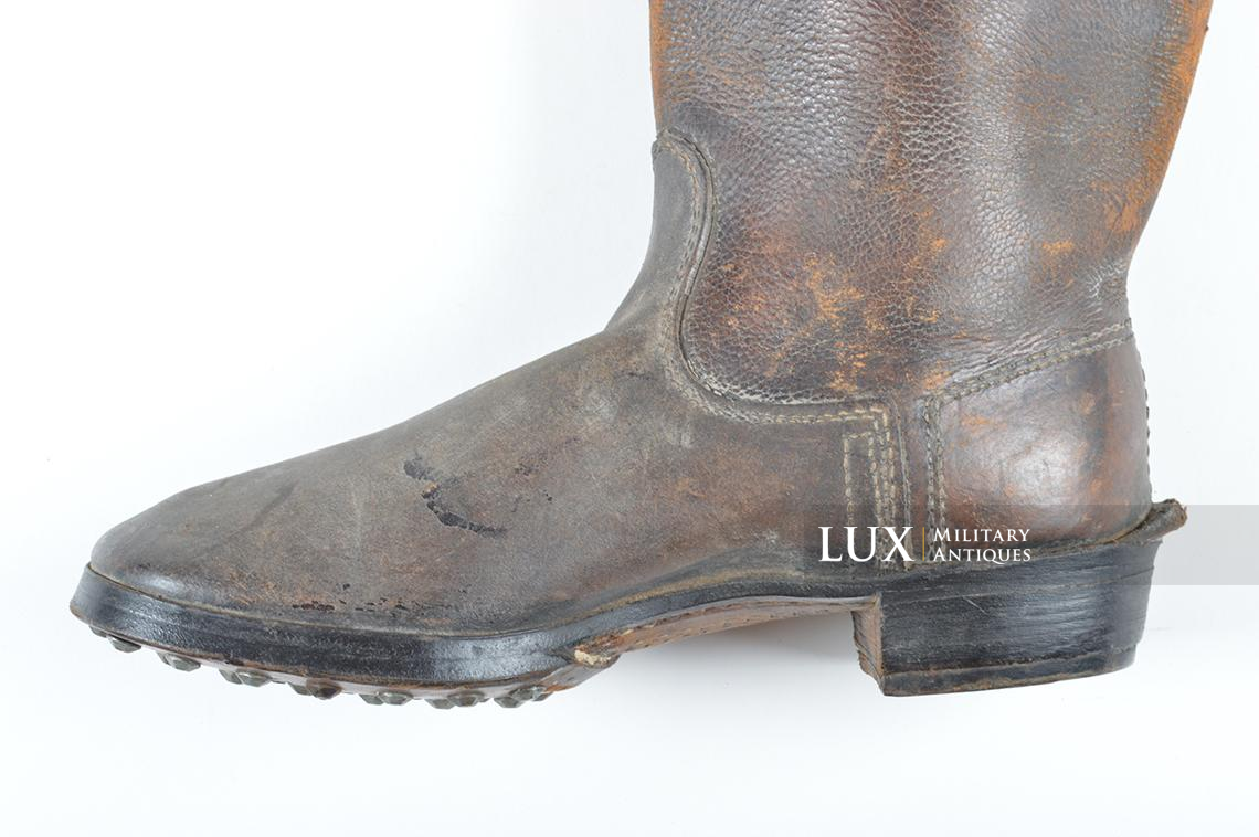 Late-war Heer/Waffen-SS issue riding boots - photo 21