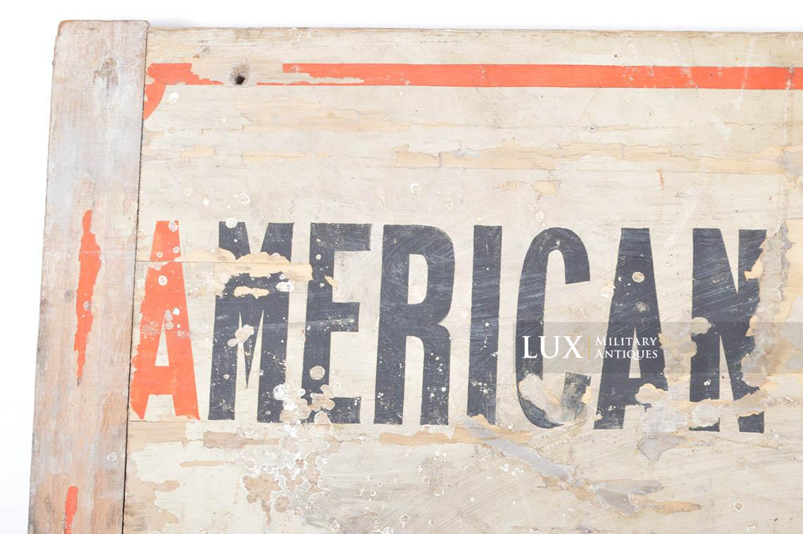 American wooden sign, « American Red Cross » - photo 7