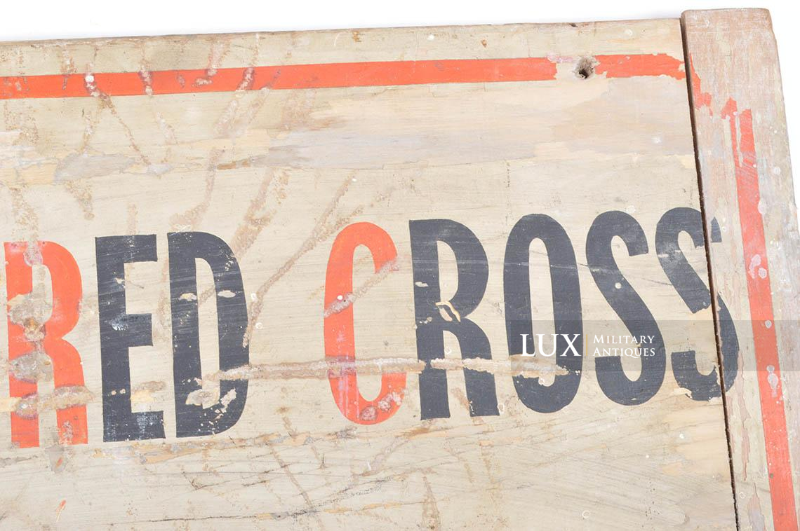Panneau en bois indicateur « American Red Cross » - photo 8