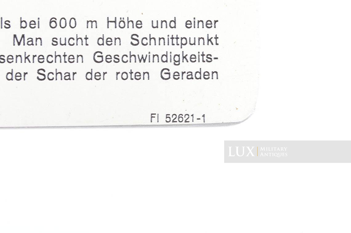 Luftwaffe double sided firing angle calculation table - photo 10