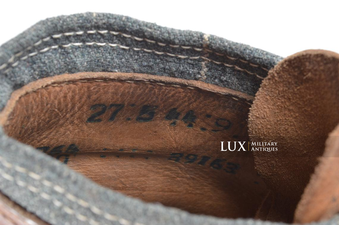 Unissued German mountain trooper's « Gebirgsjäger » ankle boots - photo 15