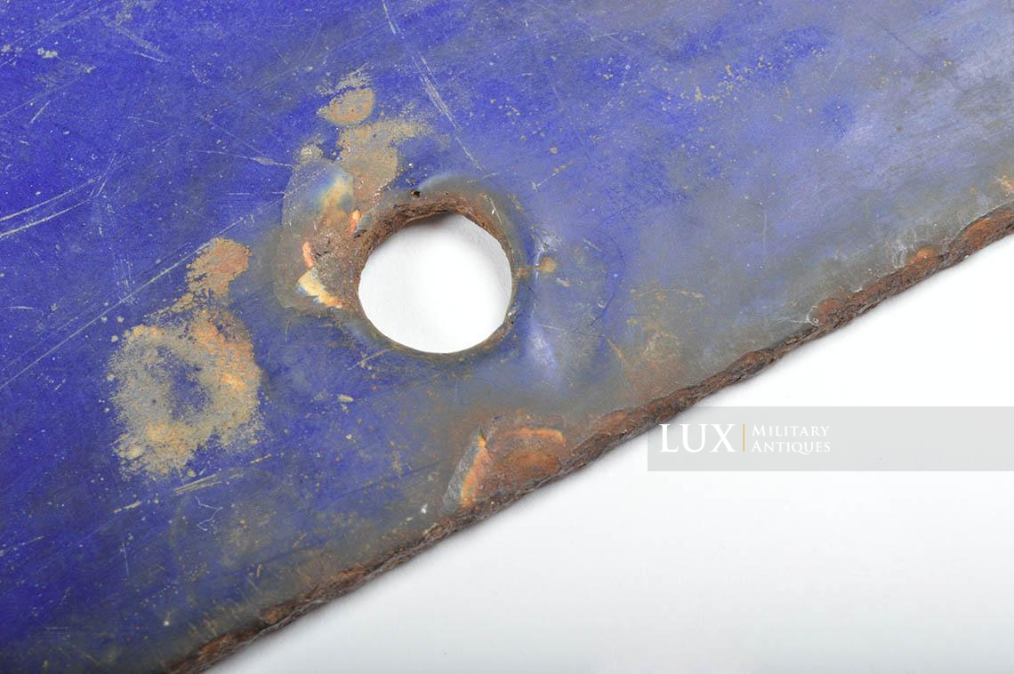 WWII Bastogne enamel directional road sign - photo 11