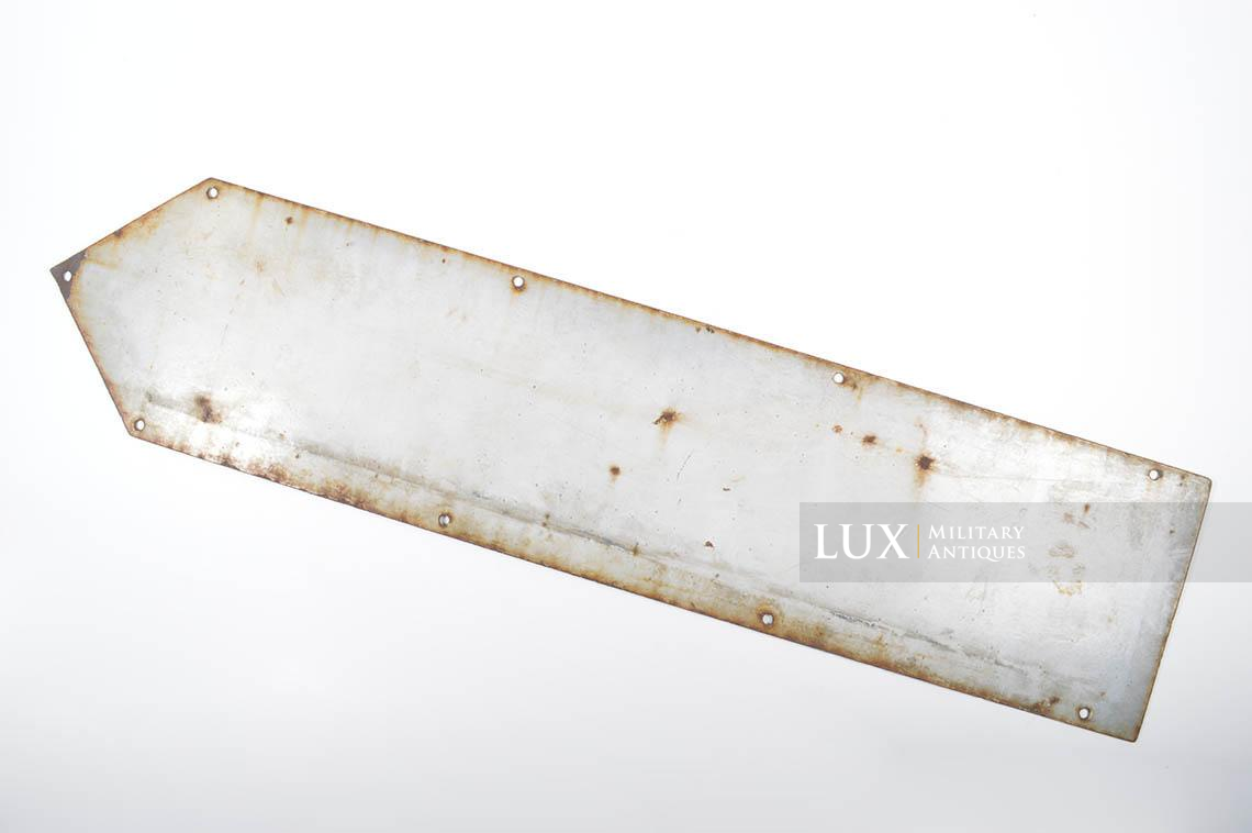 WWII Bastogne enamel directional road sign - photo 13