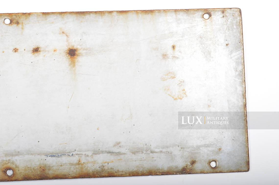 WWII Bastogne enamel directional road sign - photo 14