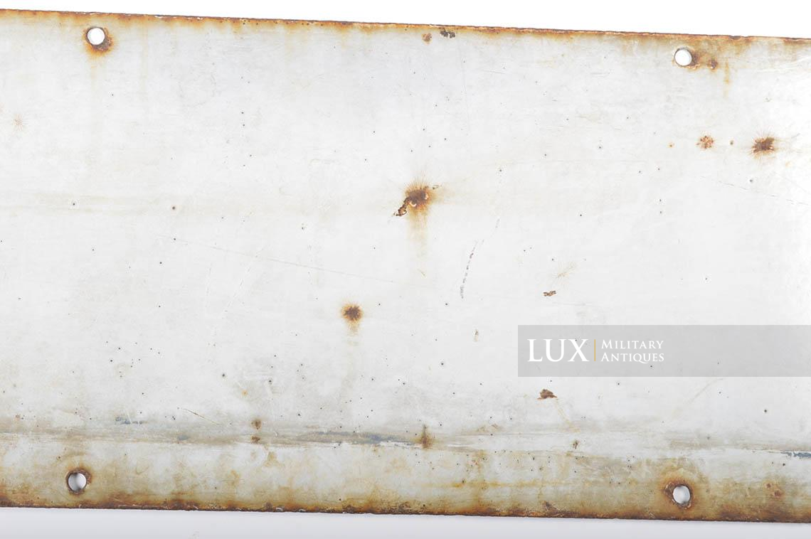 WWII Bastogne enamel directional road sign - photo 15