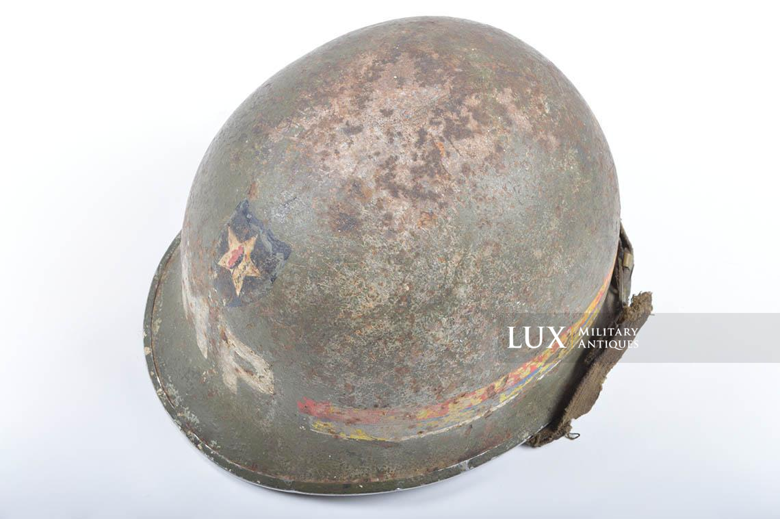 Casque USM1 police militaire 2nd Infantry Division « Indianhead » - photo 17
