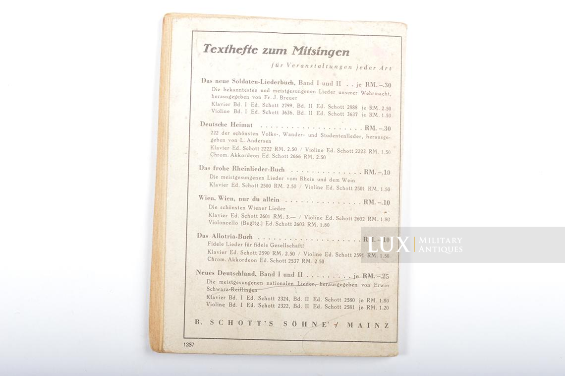 German Soldier's songs booklet « Das Neue Soldaten Liederbuch » - photo 7