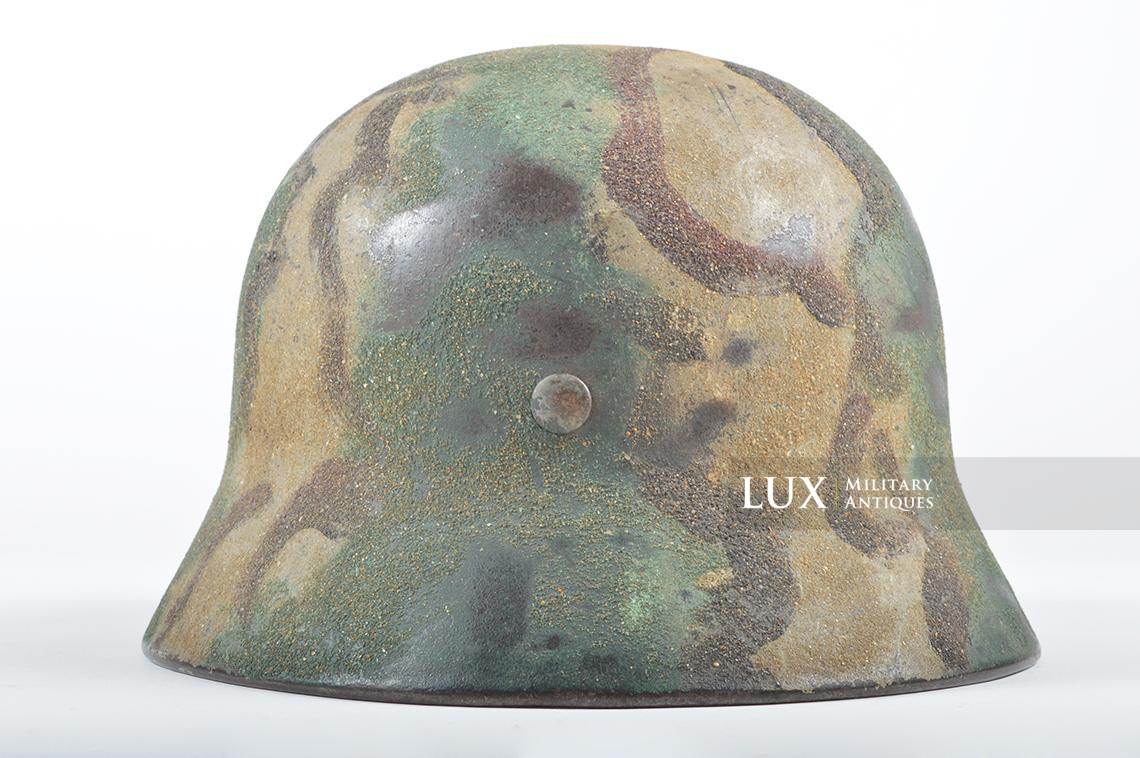 M40 Heer sand textured three-tone camouflage combat helmet, « Kustenartillerie » - photo 12
