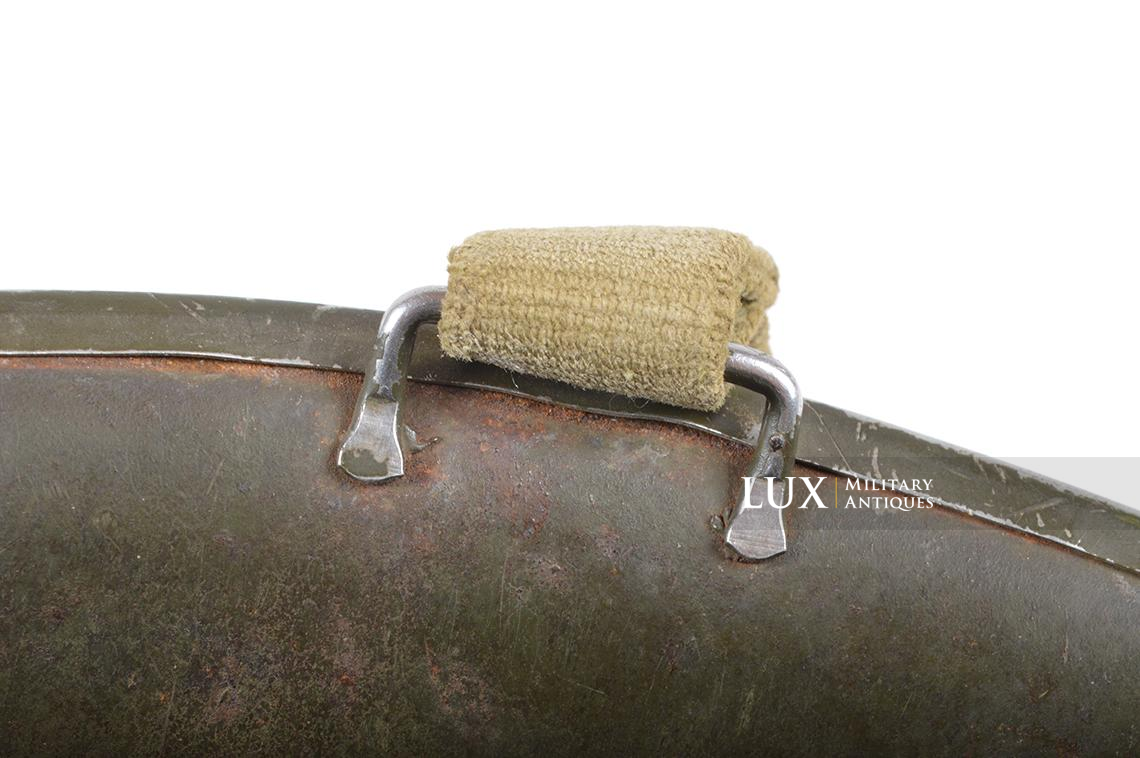 USM1 Lieutenants fixed bale battle damaged helmet, « French Liberation Army » - photo 26
