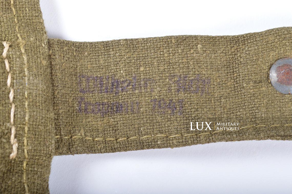 Unissued German Tropical « DAK » bread bag, dated 1941 - photo 19