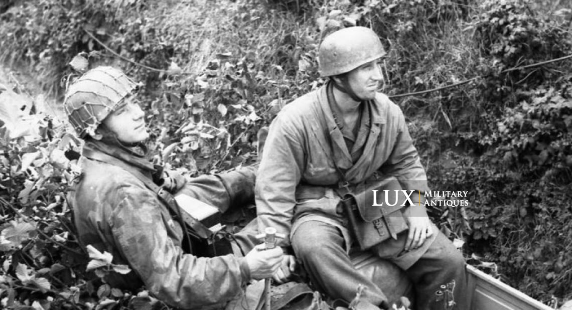 Sacoche de téléphoniste Luftwaffe en caoutchouc, « 1943 » - photo 8