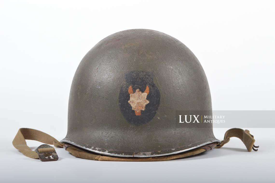 Early USM1 helmet, 34th Infantry Division, Lieutenant Colonel - photo 4