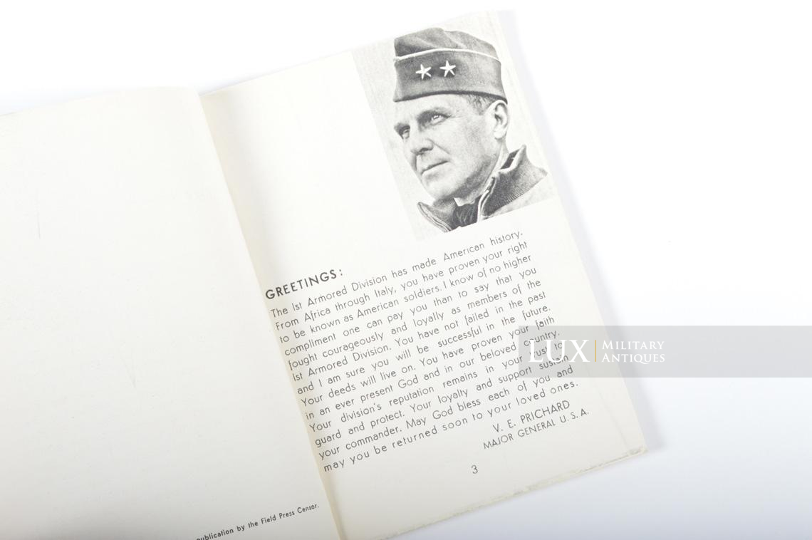 WWII 1st Armored Division history booklet - photo 10