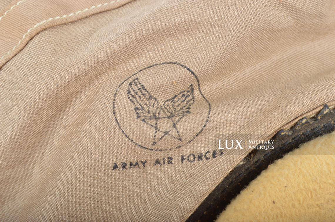 Bonnet de pilote USAAF, Type AN-H-15 - Lux Military Antiques - photo 17