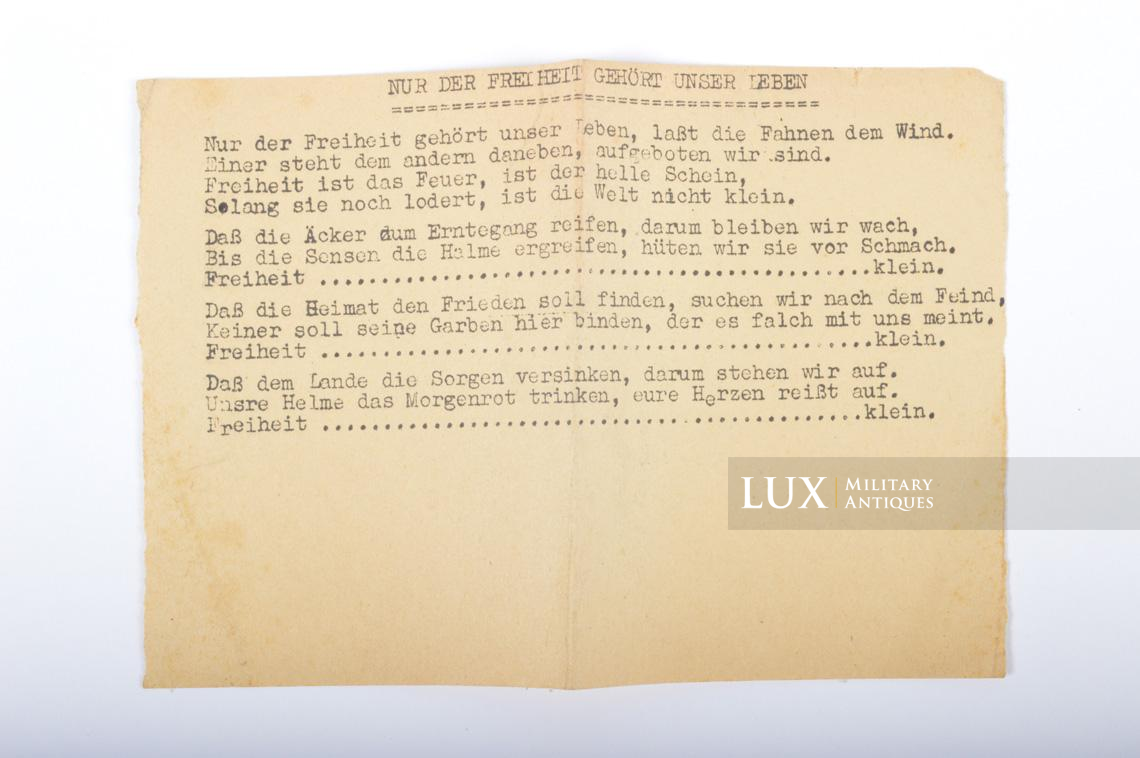 Livret de chant allemand « NSDAP-Liederbuch » - photo 12