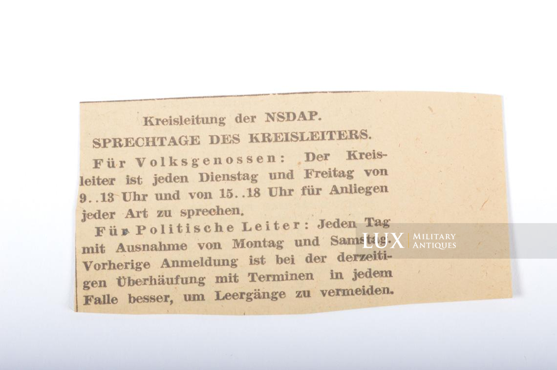 Livret de chant allemand « NSDAP-Liederbuch » - photo 13
