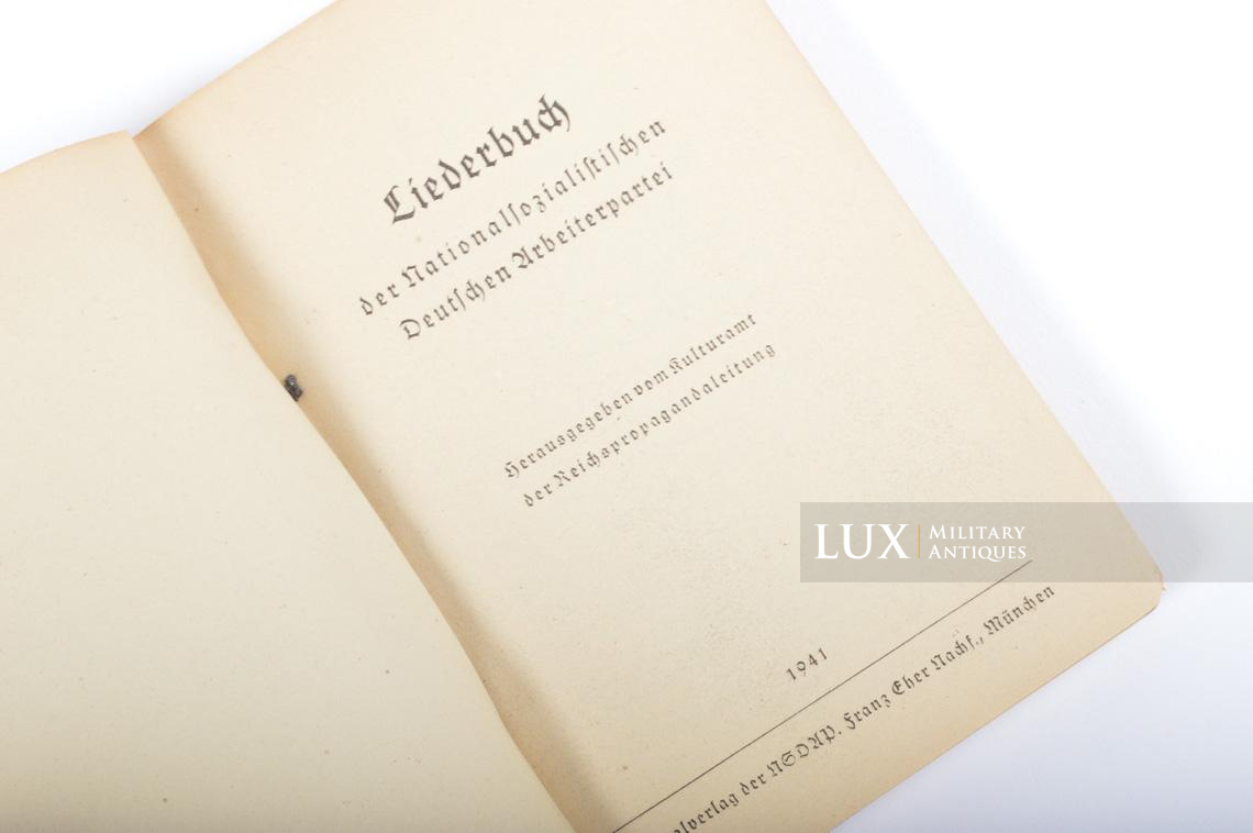 Livret de chant allemand « NSDAP-Liederbuch » - photo 16