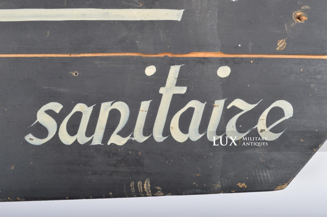 Panneau médical allemand, « Sanitätsoffizier F.K.531 » - photo 12