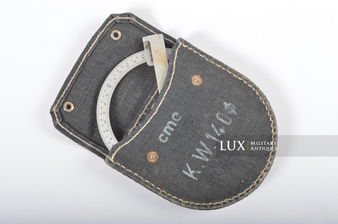 German map distance measuring instrument for artillery, « Kartenwinkelmesser » - photo 8