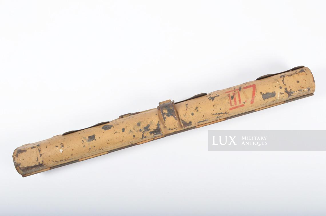 German camouflage MG42 spare barrel carrier, unit marked - photo 4