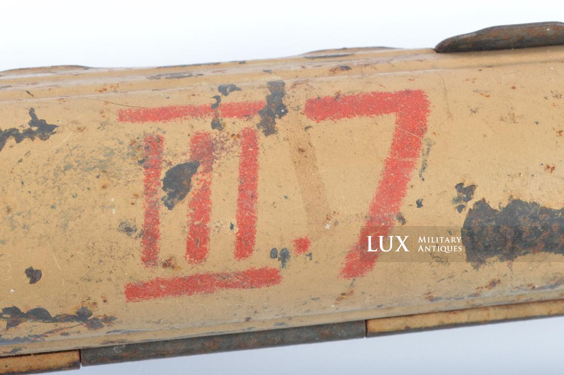 German camouflage MG42 spare barrel carrier, unit marked - photo 12