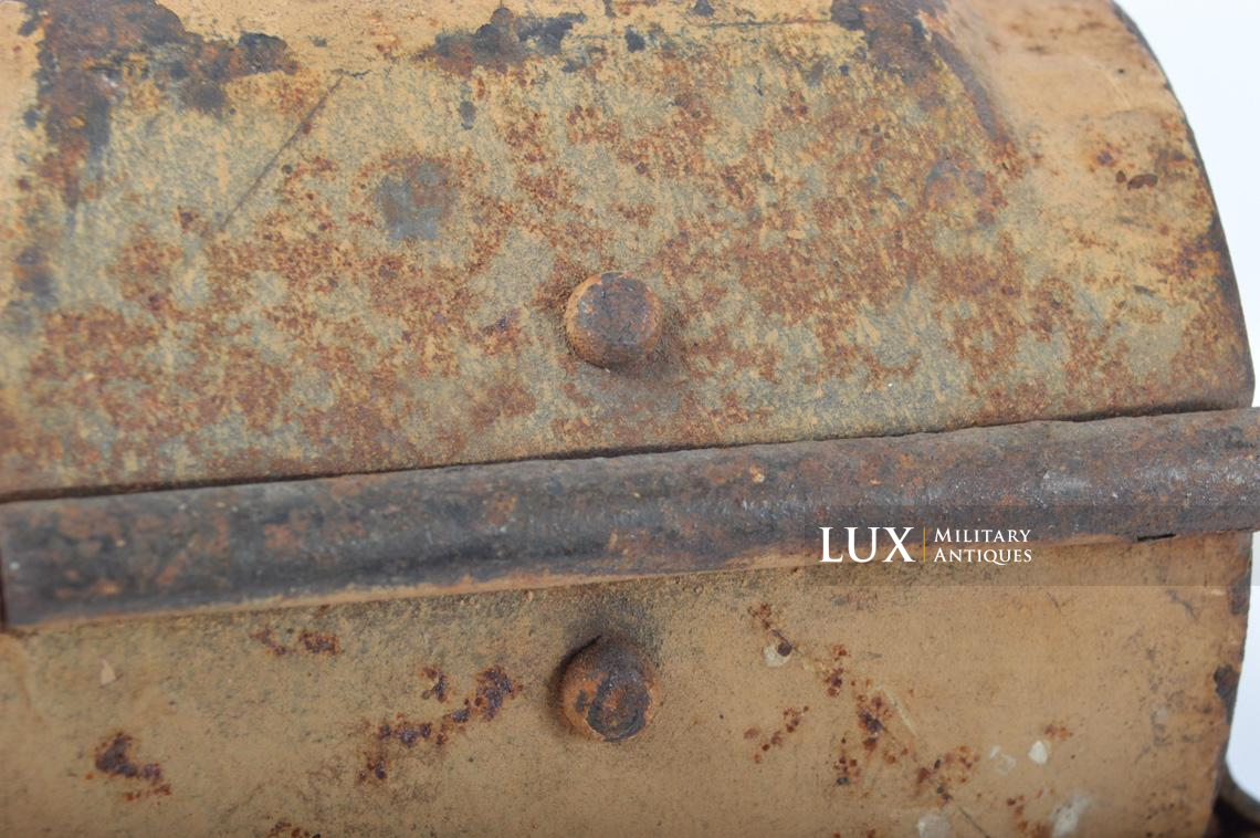 German camouflage MG42 spare barrel carrier, unit marked - photo 27