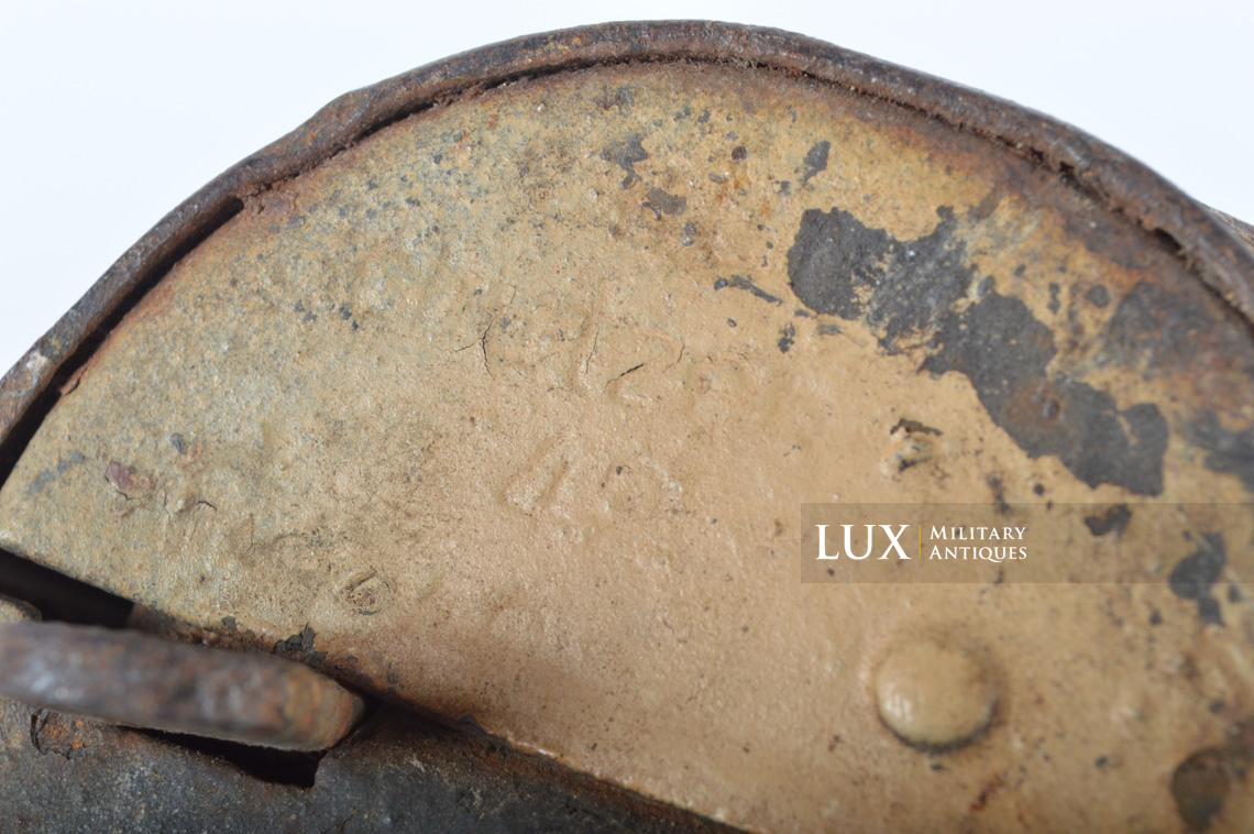 German camouflage MG42 spare barrel carrier, unit marked - photo 28