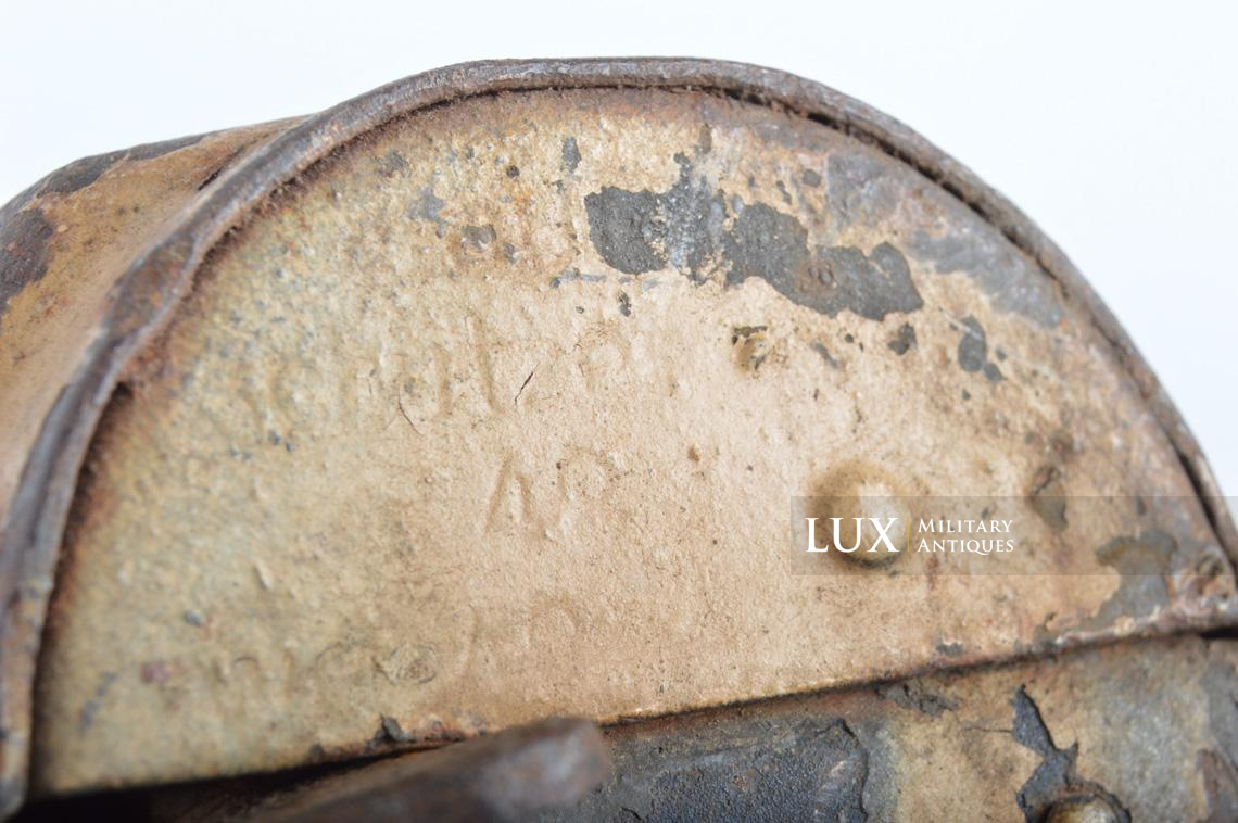 German camouflage MG42 spare barrel carrier, unit marked - photo 29