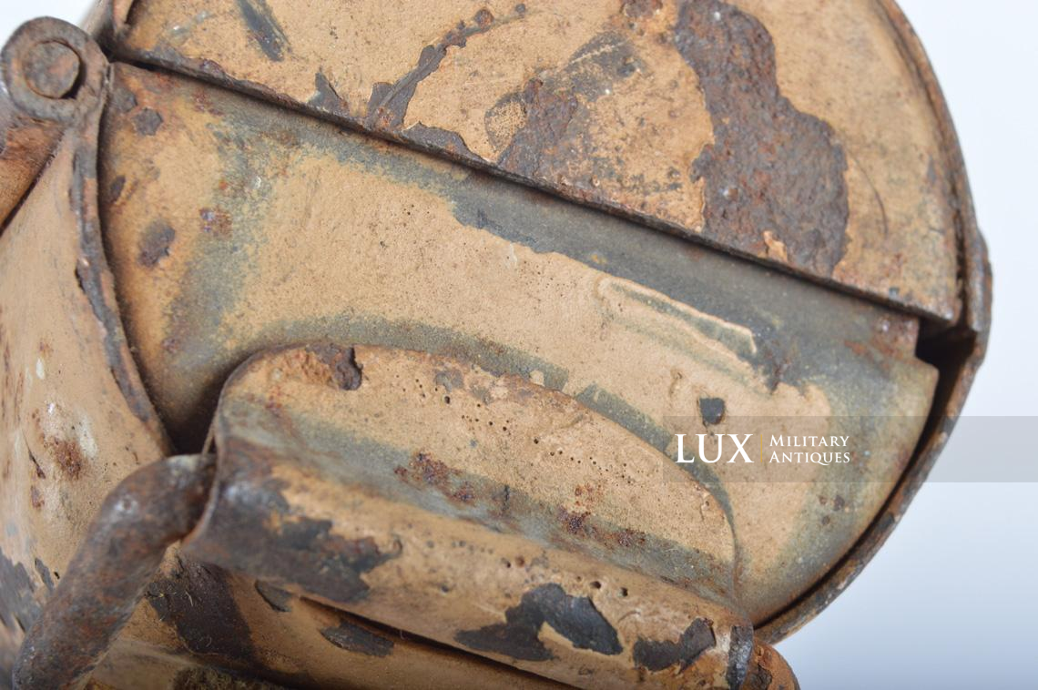 German camouflage MG42 spare barrel carrier, unit marked - photo 30