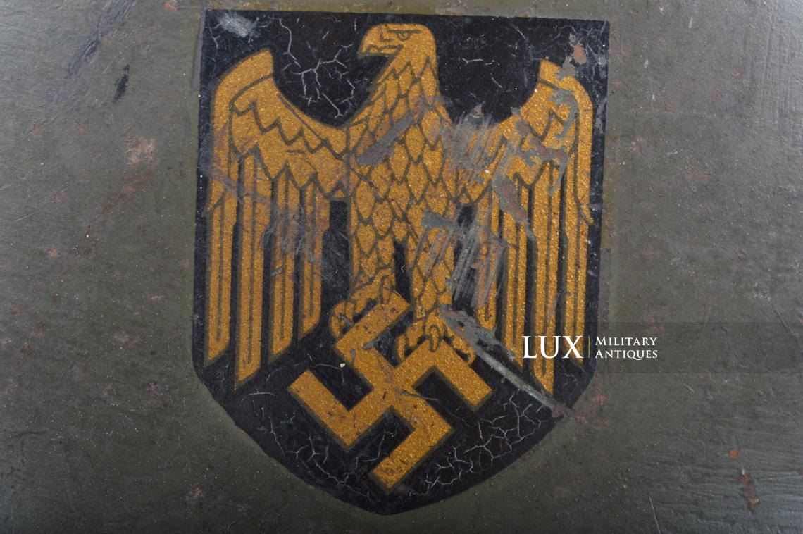 M35 Kriegsmarine ex-double decal combat helmet « ET64 » - photo 20