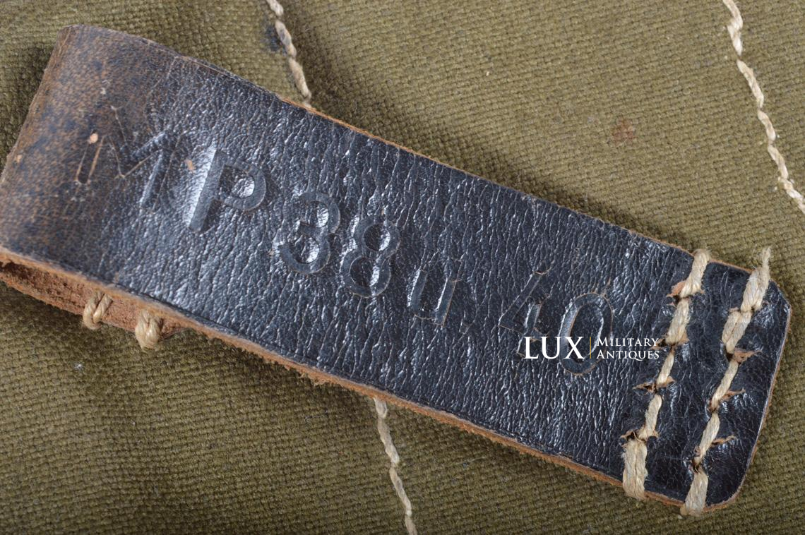 Unissued late-war MP38/40 green pouch, « clg43 » - photo 13