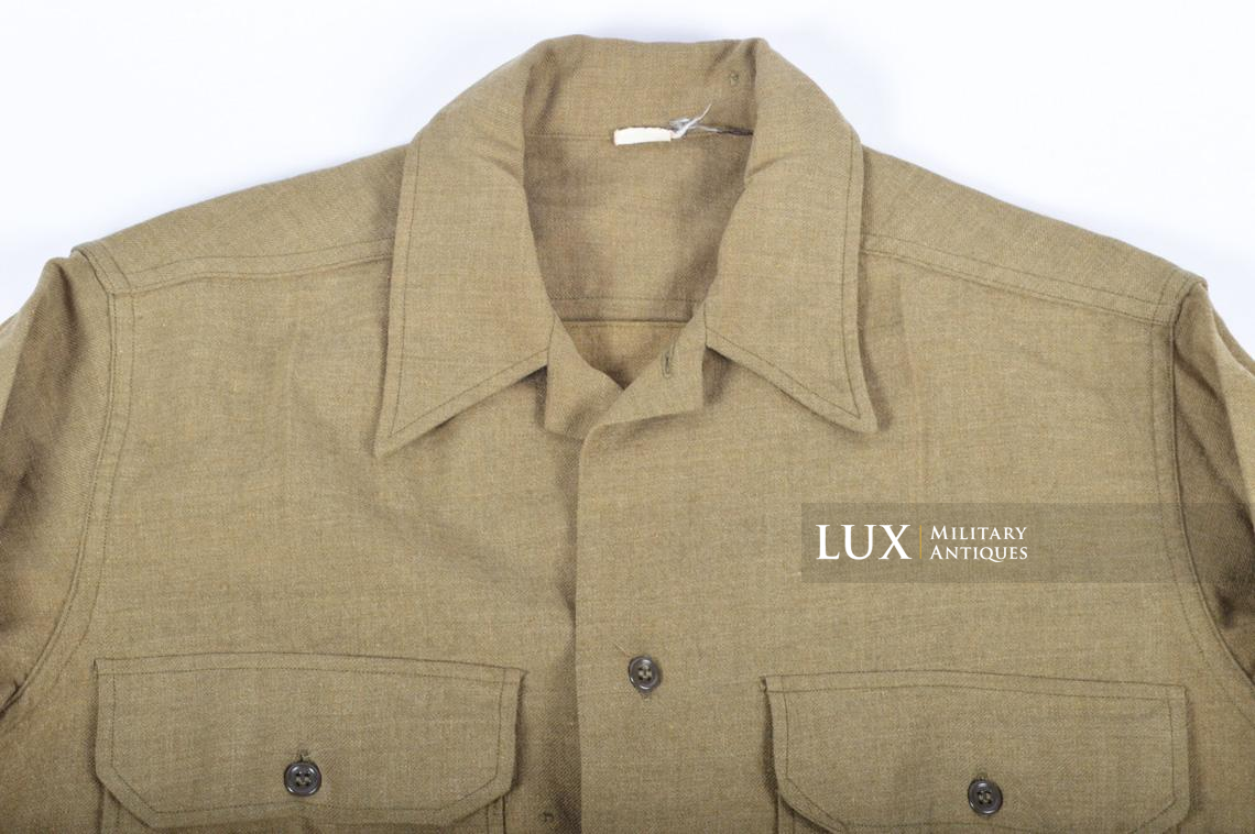 Chemise en laine moutarde combat US Army - photo 7