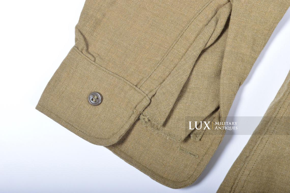 Chemise en laine moutarde combat US Army - photo 8