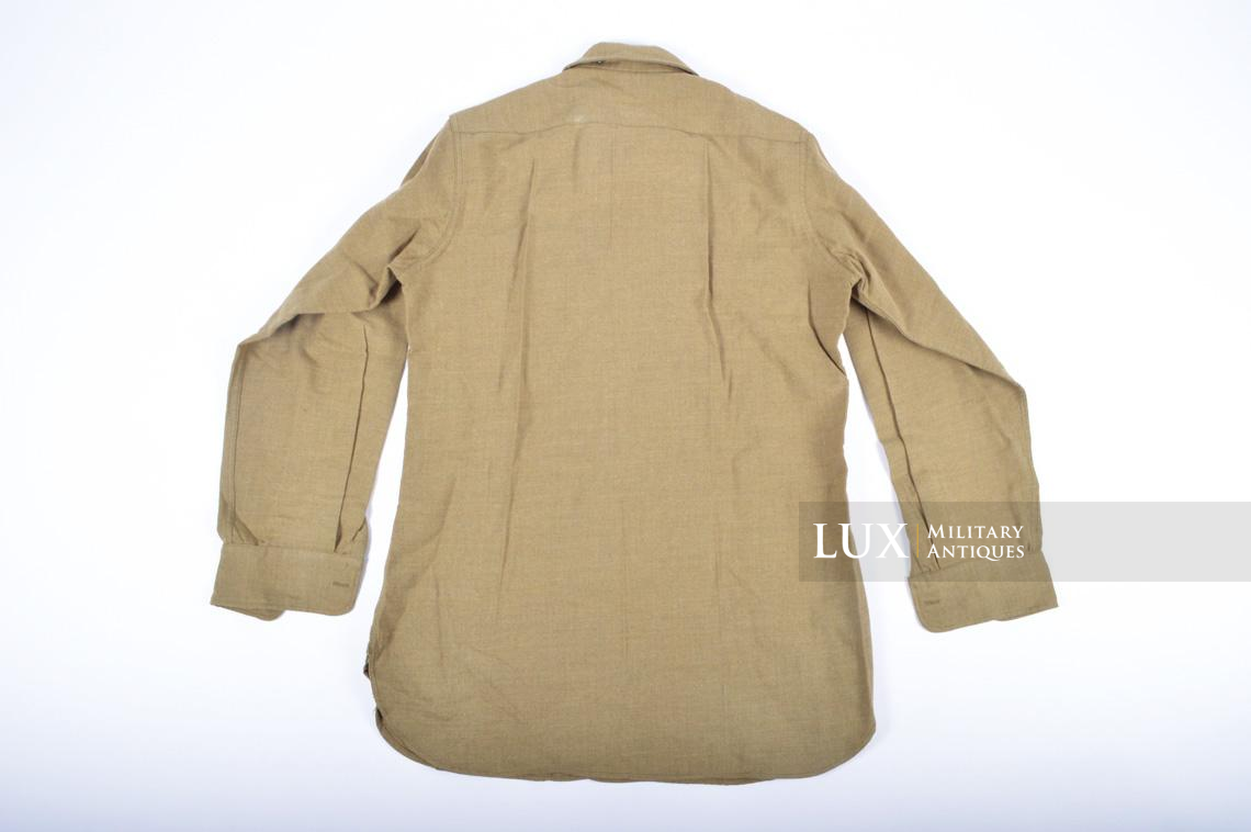 Chemise en laine moutarde combat US Army - photo 12