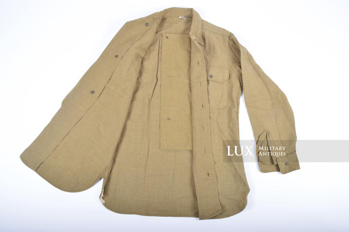 Chemise en laine moutarde combat US Army - photo 16