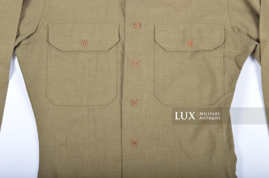 Chemise en laine moutarde USAAF - Lux Military Antiques - photo 8