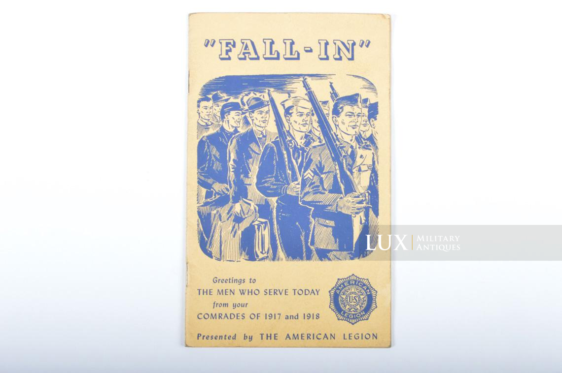US enlistment brochure, « Fall-in / The American Legion » - photo 4