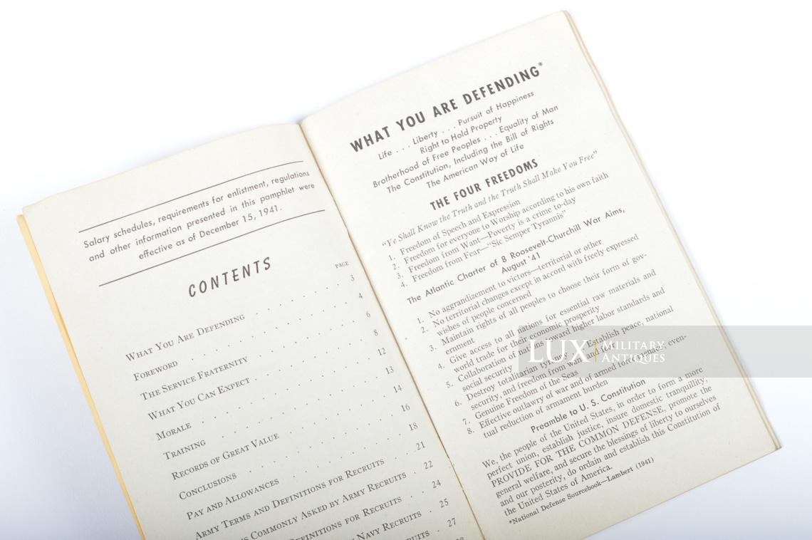 US enlistment brochure, « Fall-in / The American Legion » - photo 10