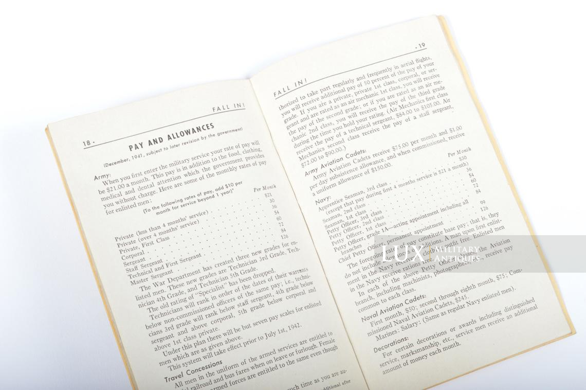 US enlistment brochure, « Fall-in / The American Legion » - photo 13