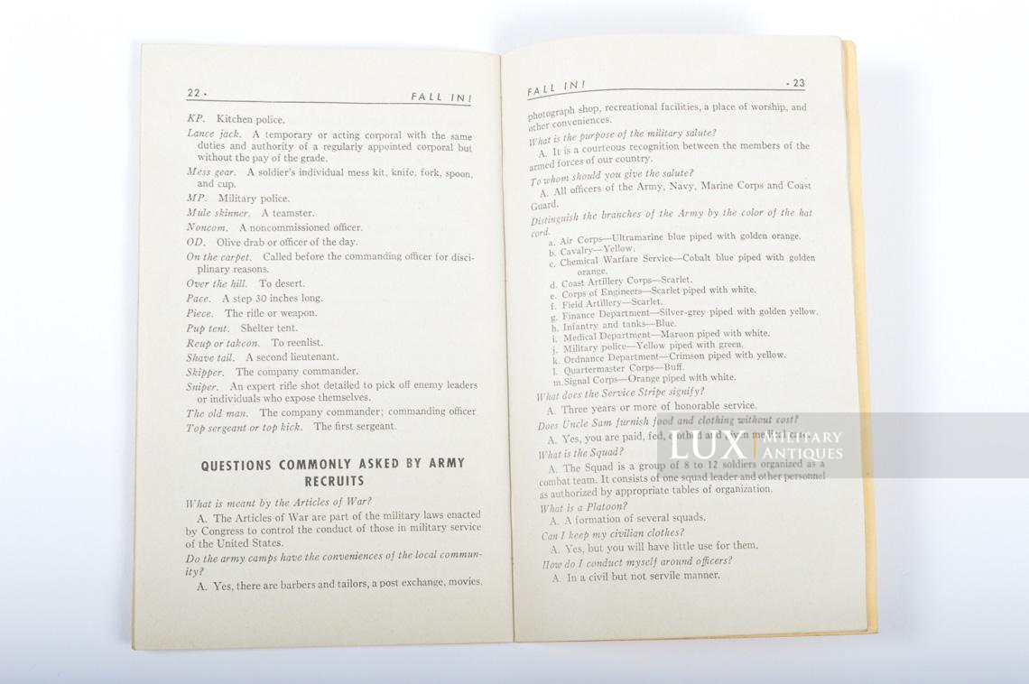 US enlistment brochure, « Fall-in / The American Legion » - photo 16