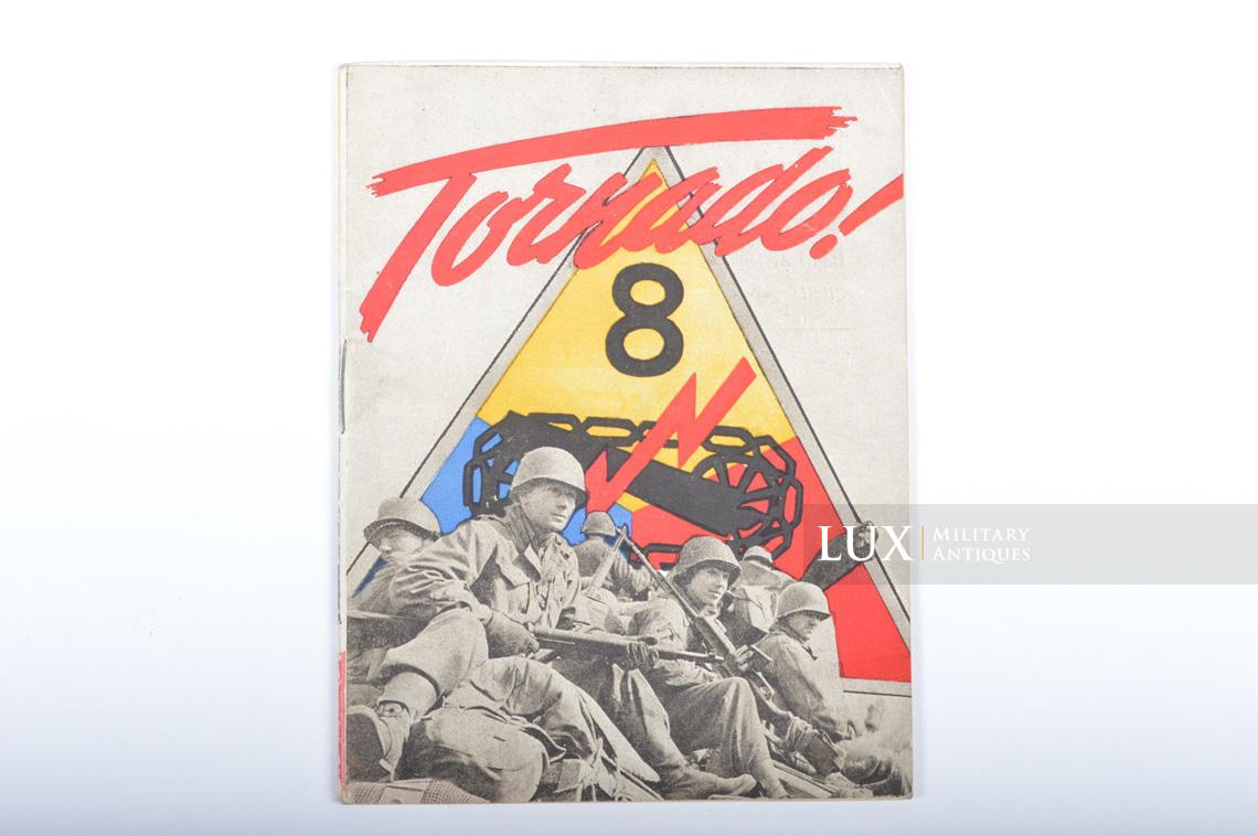 Livret historique de la 8th Armored Division & carte de félicitations « V-E » - photo 7