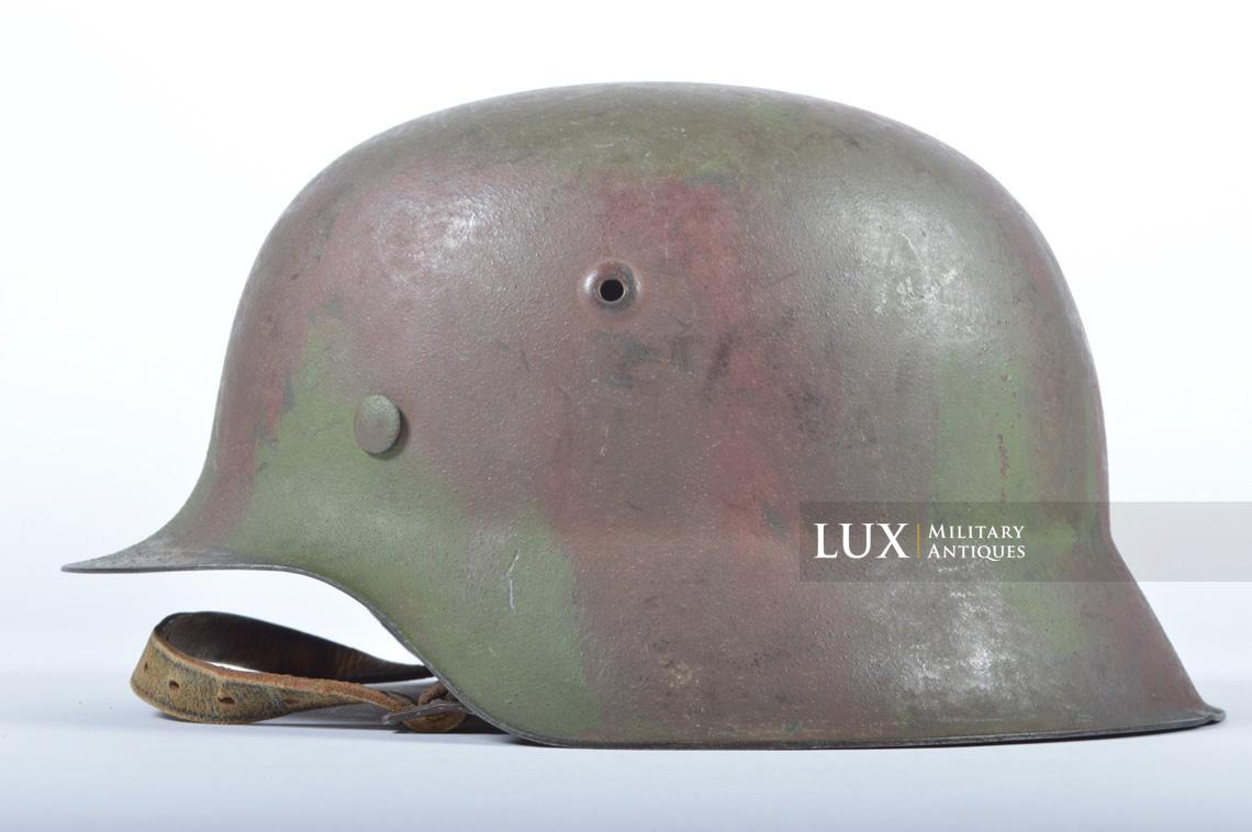 M42 Heer brush two-tone camouflage helmet - photo 4
