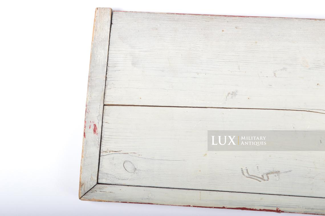 Panneau directionnel allemand « ORST-KOMMANDANTUR » - photo 11