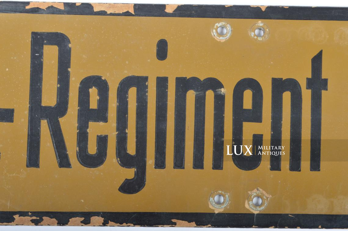 German fibreboard Organisation Todt - Regiment Speer directional sign - photo 9