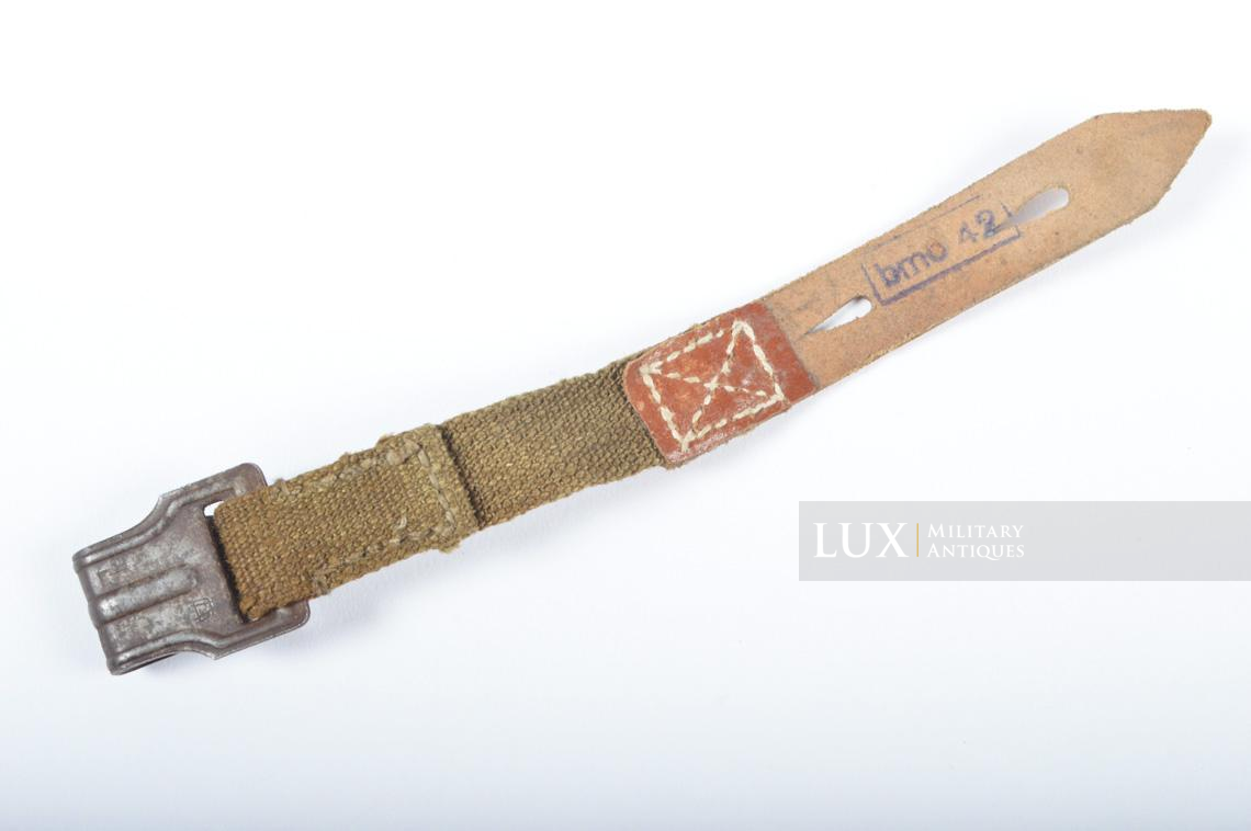 German gasmask canister belt support hook strap, « bmo42 » - photo 10