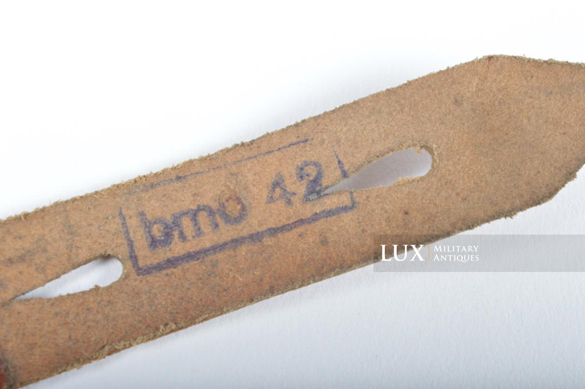 German gasmask canister belt support hook strap, « bmo42 » - photo 12