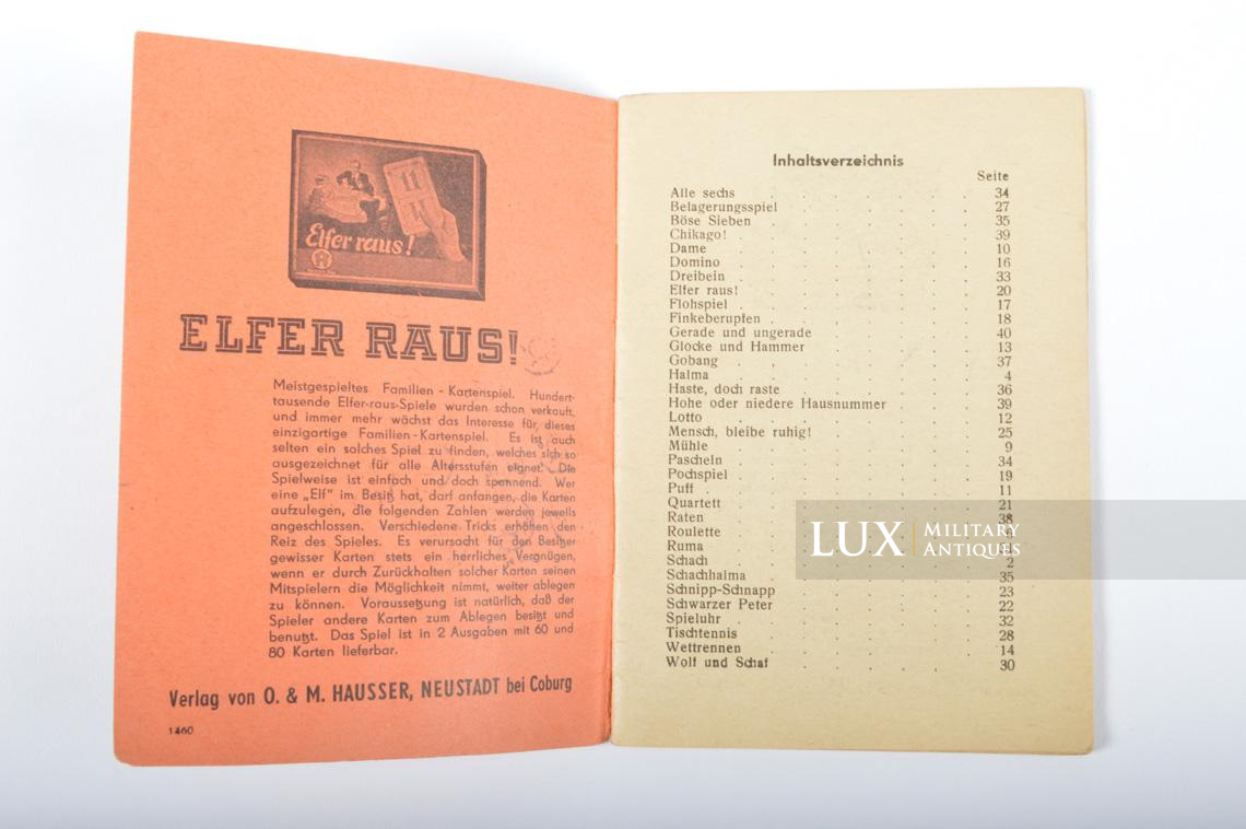 German manual on the games rules - Lux Military Antiques - photo 8